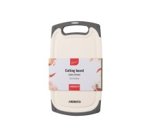 Доска кухонная ARDESTO Gemini, 25х15х0.8см, пластик, белый