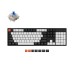 Клавиатура механическая Keychron C2 104Key, Gateron G Pro Blue, Hot-Swap, USB-A, EN/UKR, White Led, Чёрный