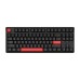Клавиатура механическая Keychron C3 Pro 87Key, K pro Red, USB-A, QMK, Hot-swap, EN/RU/UZ, Red Led, черный