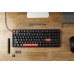 Клавиатура механическая Keychron C3 Pro 87Key, K pro Red, USB-A, QMK, Hot-swap, EN/RU/UZ, Red Led, черный