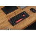 Клавиатура механическая Keychron C3 Pro 87Key, K pro Red, USB-A, QMK, Hot-swap, EN/RU/UZ, Red Led, черный
