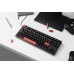 Клавиатура механическая Keychron C3 Pro 87Key, K pro Red, USB-A, QMK, Hot-swap, EN/RU/UZ, Red Led, черный