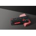Клавиатура механическая Keychron C3 Pro 87Key, K pro Red, USB-A, QMK, Hot-swap, EN/RU/UZ, Red Led, черный