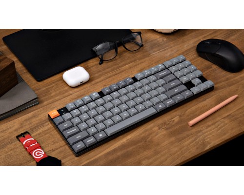 Клавиатура механическая Keychron K13 MAX 90Key, K pro Red, WL/BT/USB-A, Hot-swap, QMK, EN/RU/UZ, RGB, черный