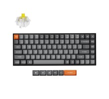 Клавиатура механическая Keychron K2 MAX 84Key, K super Banana, WL/BT/USB-A, QMK, EN/RU/UZ, RGB, черный