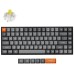 Клавиатура механическая Keychron K2 MAX 84Key, K super Banana, WL/BT/USB-A, QMK, EN/RU/UZ, RGB, черный
