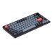 Клавиатура механическая Keychron V1 84Key, Gateron G PRO Blue, USB-A, Hot-Swap, QMK, Knob, EN/UKR, RGB, Frosted Black