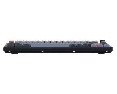 Клавиатура механическая Keychron V1 84Key, Gateron G PRO Blue, USB-A, Hot-Swap, QMK, Knob, EN/UKR, RGB, Frosted Black