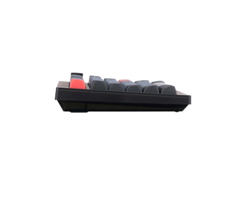 Клавиатура механическая Keychron V1 84Key, Gateron G PRO Blue, USB-A, Hot-Swap, QMK, Knob, EN/UKR, RGB, Frosted Black