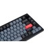 Клавиатура механическая Keychron V1 84Key, Gateron G PRO Blue, USB-A, Hot-Swap, QMK, Knob, EN/UKR, RGB, Frosted Black