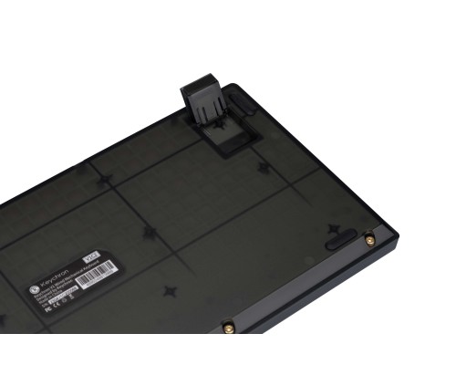 Клавиатура механическая Keychron V1 84Key, Gateron G PRO Blue, USB-A, Hot-Swap, QMK, Knob, EN/UKR, RGB, Frosted Black