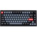 Клавиатура механическая Keychron V1 84Key, Gateron G PRO Blue, USB-A, Hot-Swap, QMK, Knob, EN/UKR, RGB, Frosted Black