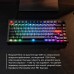 Клавиатура механическая Keychron V1 84Key, Gateron G PRO Blue, USB-A, Hot-Swap, QMK, Knob, EN/UKR, RGB, Frosted Black