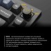 Клавиатура механическая Keychron V1 84Key, Gateron G PRO Blue, USB-A, Hot-Swap, QMK, Knob, EN/UKR, RGB, Frosted Black