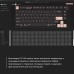 Клавиатура механическая Keychron V1 84Key, Gateron G PRO Blue, USB-A, Hot-Swap, QMK, Knob, EN/UKR, RGB, Frosted Black