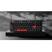Клавиатура механическая Lemokey X1 87Key, Keychron Brown, USB-A, QMK/VIA, EN/UZ/RU, Red led, черный