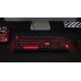 Клавиатура механическая Lemokey X3 104Key, Keychron Brown, USB-A, QMK/VIA, EN/KZ/RU, Red Led, черный