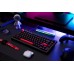 Клавиатура механическая Lemokey X4 84Key, Keychron Red, USB-A, QMK, EN/KZ/RU, Red led, черный