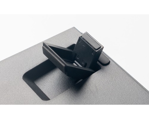 Клавиатура механическая Lemokey X4 84Key, Keychron Red, USB-A, QMK, EN/KZ/RU, Red led, черный