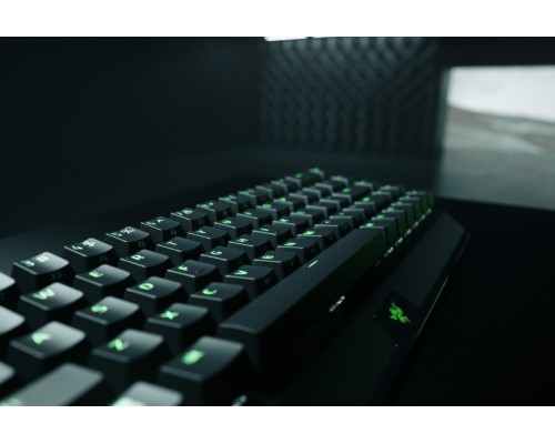 Клавиатура механическая Razer BlackWidow V3 Mini HyperSpeed 68key, Yellow Switch, USB-A/WL/BT, EN/RU, RGB, чёрный