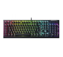 Клавиатура механическая Razer BlackWidow V4 X 110key, Green Switch, USB-A, EN/RU, RGB, чёрный