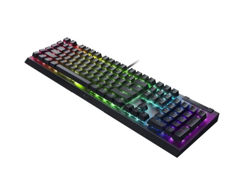 Клавиатура механическая Razer BlackWidow V4 X 110key, Green Switch, USB-A, EN/RU, RGB, чёрный