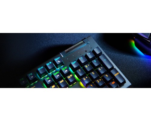 Клавиатура механическая Razer BlackWidow V4 X 110key, Green Switch, USB-A, EN/RU, RGB, чёрный