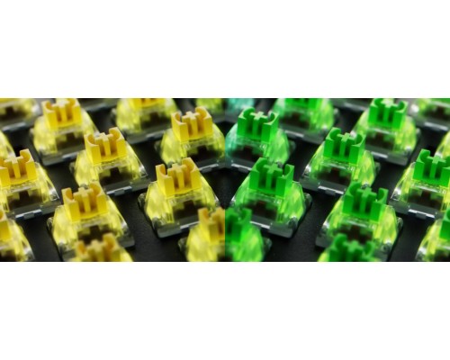 Клавиатура механическая Razer BlackWidow V4 X 110key, Green Switch, USB-A, EN/RU, RGB, чёрный