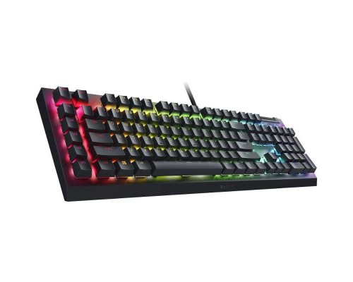 Клавиатура механическая Razer BlackWidow V4 X 110key, Green Switch, USB-A, EN/RU, RGB, чёрный