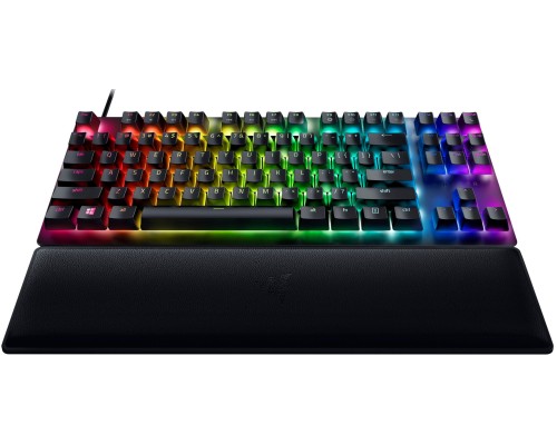 Клавиатура механическая Razer Huntsman V2 TKL 87key, Red Switch, USB-A, EN/RU, RGB, чёрный