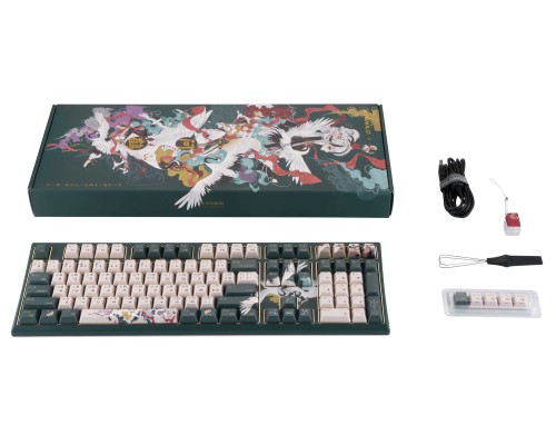 Механическая клавиатура Varmilo Lure VBS108 Crane Cherry MX Silent Red UA Черный