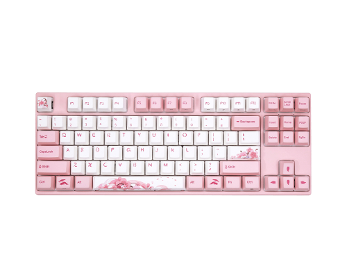Varmilo Механическая клавиатура VEM87 Sakura R1 EC V2 Rose UA Розовый