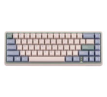 Клавиатура механическая Varmilo Minilo VXT67 Eucalyptus 67Key, Gateron G Pro 2.0 Brown, BT/WL/USB-A, Hot-Swap, EN, RGB, Рожевий