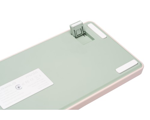 Клавиатура механическая Varmilo Minilo VXT67 Eucalyptus 67Key, Gateron G Pro 2.0 Brown, BT/WL/USB-A, Hot-Swap, EN, RGB, Рожевий