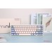 Клавиатура механическая Varmilo Minilo VXT67 Eucalyptus 67Key, Gateron G Pro 2.0 Brown, BT/WL/USB-A, Hot-Swap, EN, RGB, Рожевий