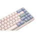 Клавиатура механическая Varmilo Minilo VXT67 Eucalyptus 67Key, Gateron G Pro 2.0 Yellow, BT/WL/USB-A, Hot-Swap, EN, RGB, Рожевий