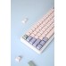 Клавиатура механическая Varmilo Minilo VXT67 Eucalyptus 67Key, Gateron G Pro 2.0 Yellow, BT/WL/USB-A, Hot-Swap, EN, RGB, Рожевий