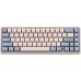 Клавиатура механическая Varmilo Minilo VXT67 Eucalyptus 67Key, Gateron G Pro 2.0 Yellow, BT/WL/USB-A, Hot-Swap, EN, RGB, Рожевий