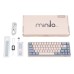 Клавиатура механическая Varmilo Minilo VXT67 Eucalyptus 67Key, Gateron G Pro 2.0 Yellow, BT/WL/USB-A, Hot-Swap, EN, RGB, Рожевий