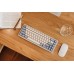 Клавиатура механическая Varmilo Minilo VXT67 Eucalyptus 67Key, Gateron G Pro 2.0 Yellow, BT/WL/USB-A, Hot-Swap, EN, RGB, Рожевий