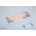 Клавиатура механическая Varmilo Minilo VXT67 Eucalyptus 67Key, Gateron G Pro 2.0 Yellow, BT/WL/USB-A, Hot-Swap, EN, RGB, Рожевий