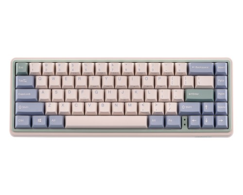Клавиатура механическая Varmilo Minilo VXT67 Eucalyptus 67Key, Kailh Prestige Red, BT/WL/USB-A, Hot-Swap, EN, RGB, Рожевий
