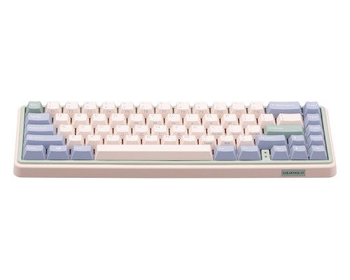 Клавиатура механическая Varmilo Minilo VXT67 Eucalyptus 67Key, Kailh Prestige Red, BT/WL/USB-A, Hot-Swap, EN, RGB, Рожевий