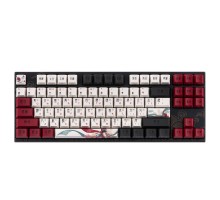 Клавиатура механическая Varmilo VEM87 Beijing Opera 87Key, EC V2 Sakura, USB-A, EN/UKR, White Led, Чорний