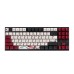 Клавиатура механическая Varmilo VEM87 Beijing Opera 87Key, EC V2 Sakura, USB-A, EN/UKR, White Led, Чорний