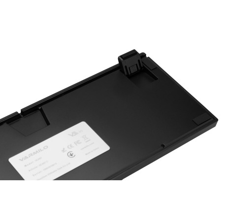 Клавиатура механическая Varmilo VEM87 Panda R2 87Key, EC V2 Ivy, USB-A, EN/UKR, White Led, Зелений