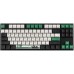 Клавиатура механическая Varmilo VEM87 Panda R2 87Key, EC V2 Ivy, USB-A, EN/UKR, White Led, Зелений