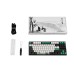 Клавиатура механическая Varmilo VEM87 Panda R2 87Key, EC V2 Ivy, USB-A, EN/UKR, White Led, Зелений