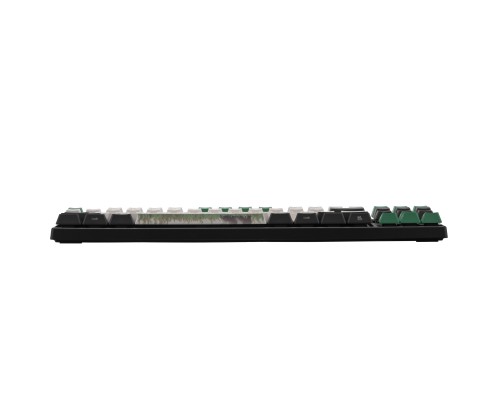Клавиатура механическая Varmilo VEM87 Panda R2 87Key, EC V2 Ivy, USB-A, EN/UKR, White Led, Зелений