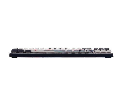 Клавиатура механическая Varmilo VPE87 Chang'e 87Key, Cherry Mx Red, BT/WL/USB-A, EN, White Led, Синій